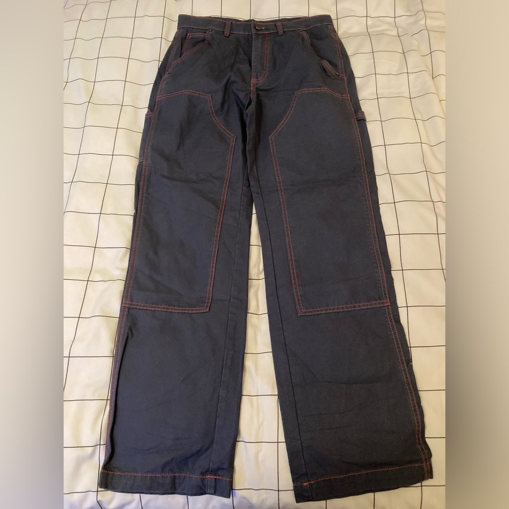 BDG Urban Outfitters Double Knee Carpenter Pants Women’s Size 28” Gray